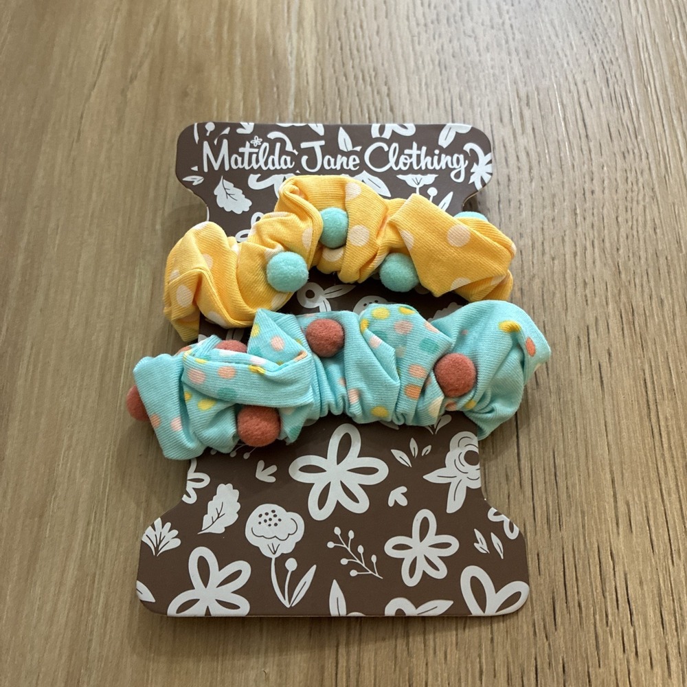 Matilda Jane Dream Chasers Hula Hoop Scrunchie Set NWT